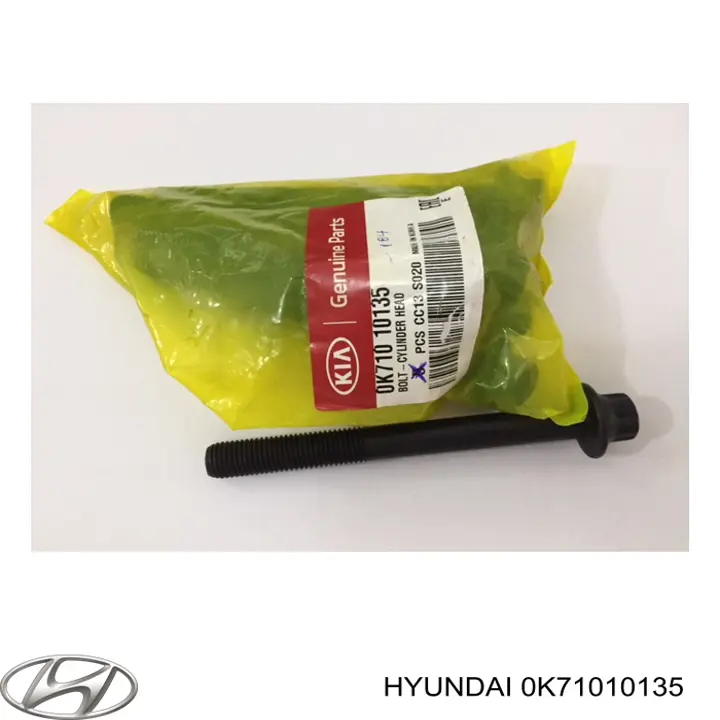 Болт головки блока цилиндров, ГБЦ Hyundai/Kia 0K71010135 цена, от 12.36 USD