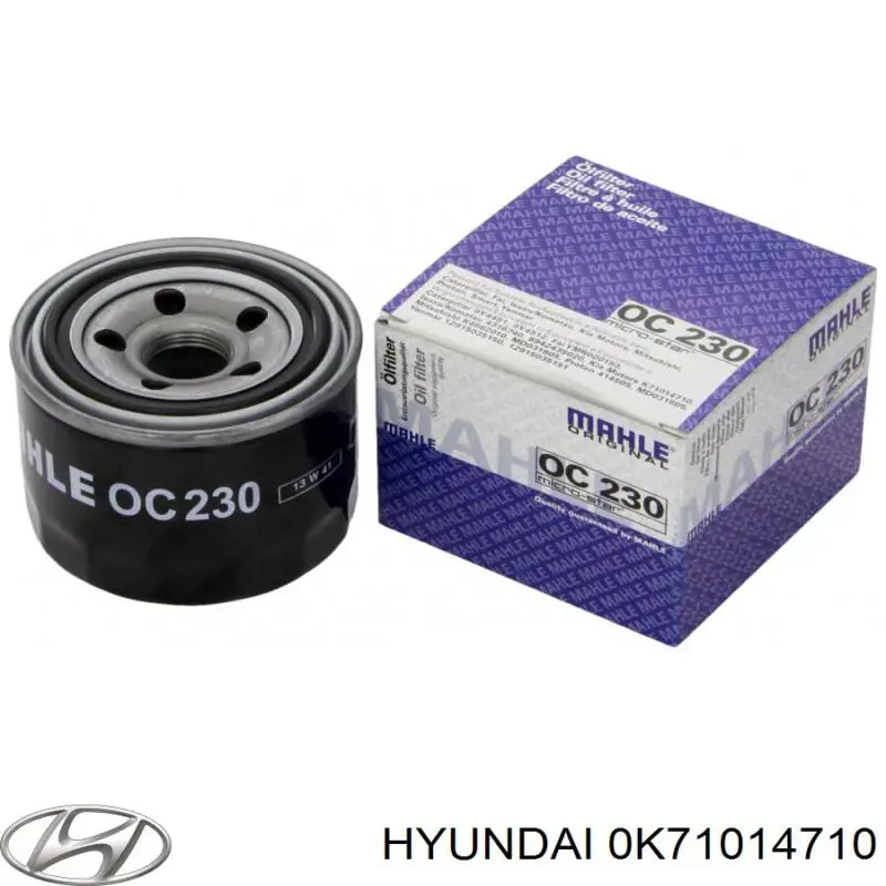 0K71014710 Hyundai/Kia масляный фильтр