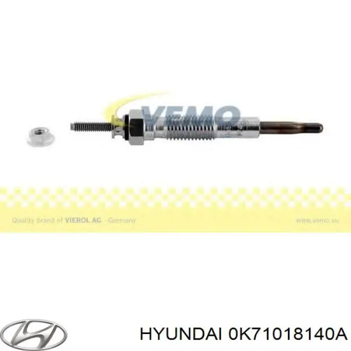 Свечи накала Hyundai/Kia 0K71018140A цена, от 6.23 USD