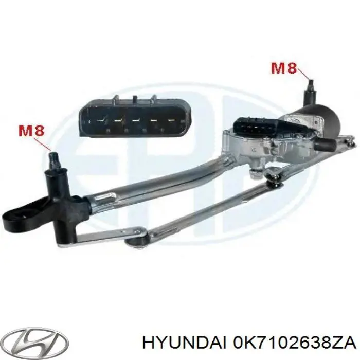 Задние барабанные колодки 0K7102638ZA Hyundai/Kia