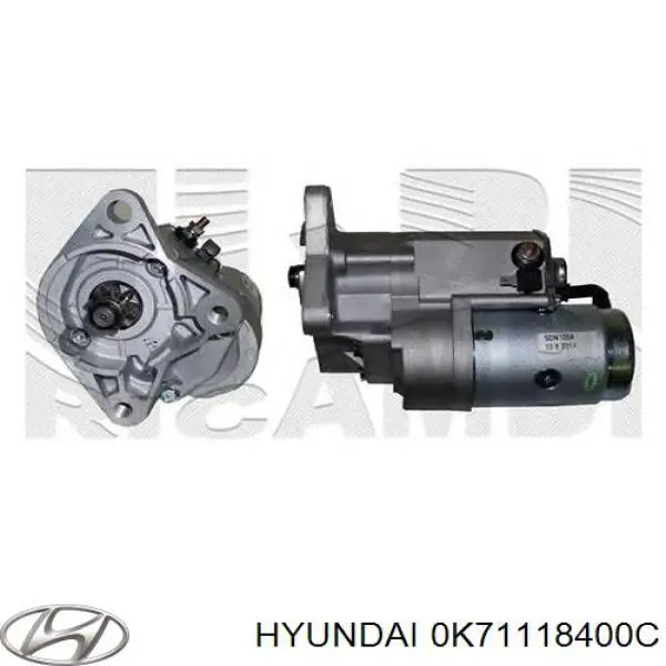 0K71118400C Hyundai/Kia стартер