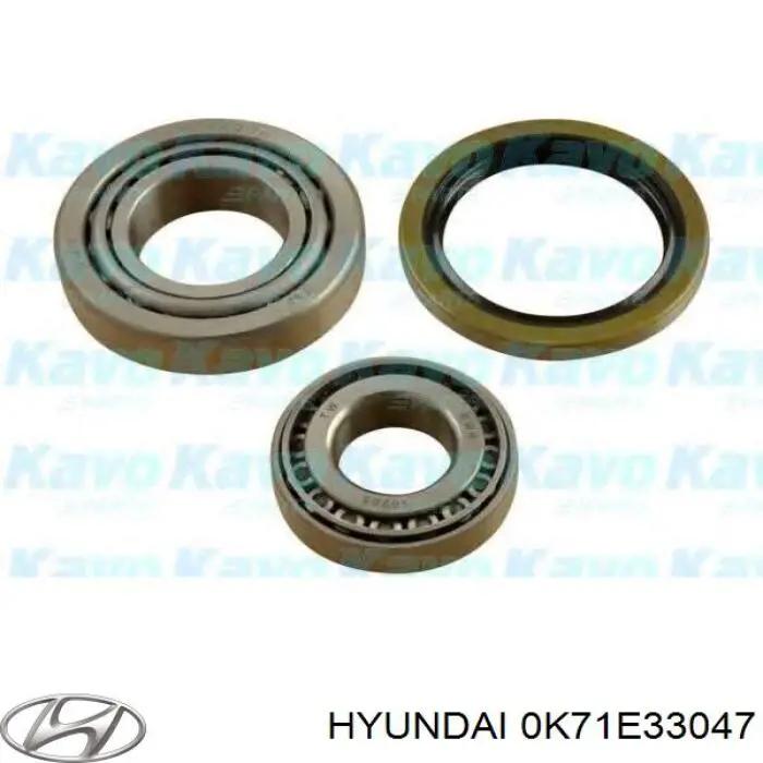 Подшипник ступицы передней внутренний 0K71E33047 Hyundai/Kia