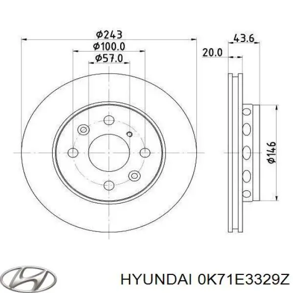  0K71E3329Z Hyundai/Kia