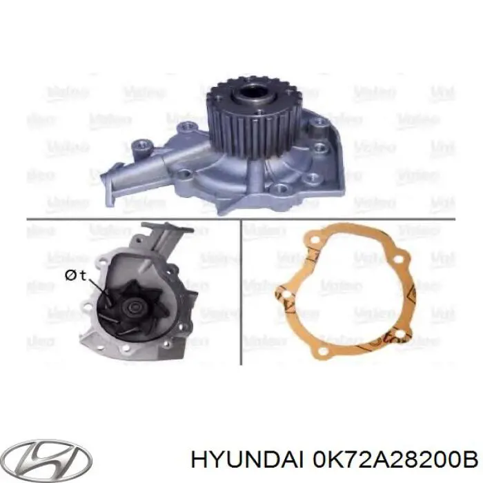Купить 0K72A28200A Hyundai/Kia 