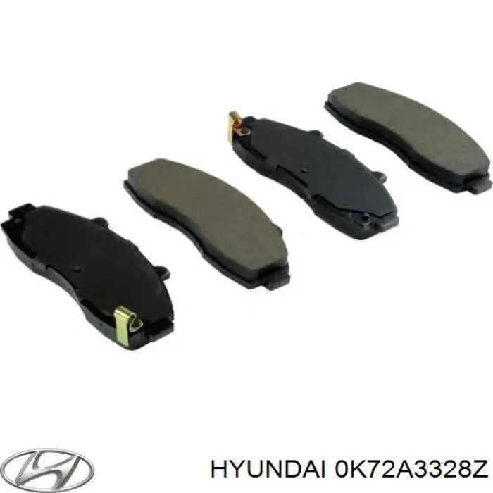 Купить 0K72A3328Z Hyundai/Kia Колодки тормозные