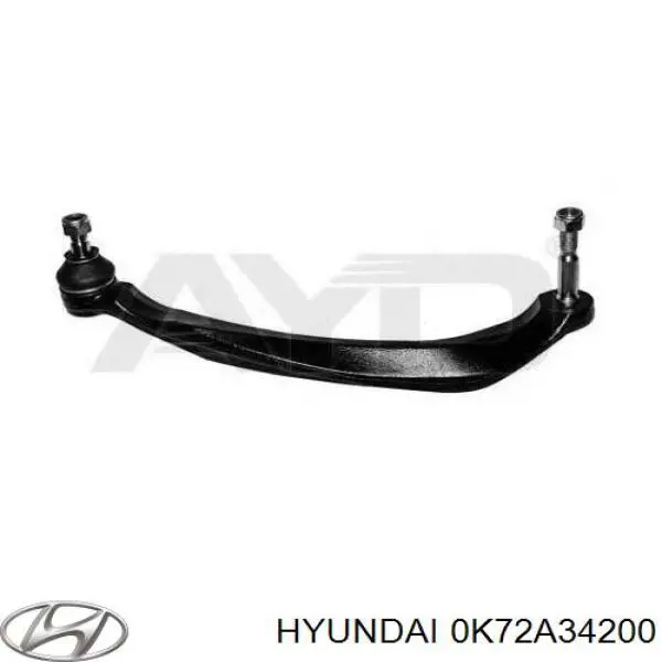 Рычаг передней подвески верхний левый/правый 0K72A34200 Hyundai/Kia