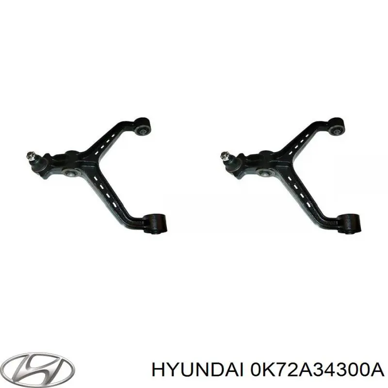 Купить 0K72A34300B Hyundai/Kia Рычаг передней подвески нижний левый/правый