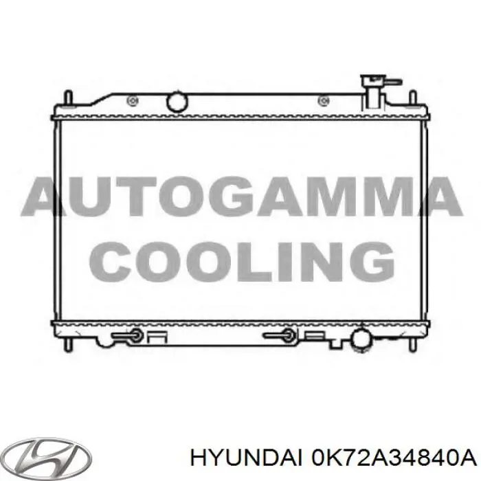 Купить 0K72A34840A Hyundai/Kia Сайлентблок нижний передней подвески
