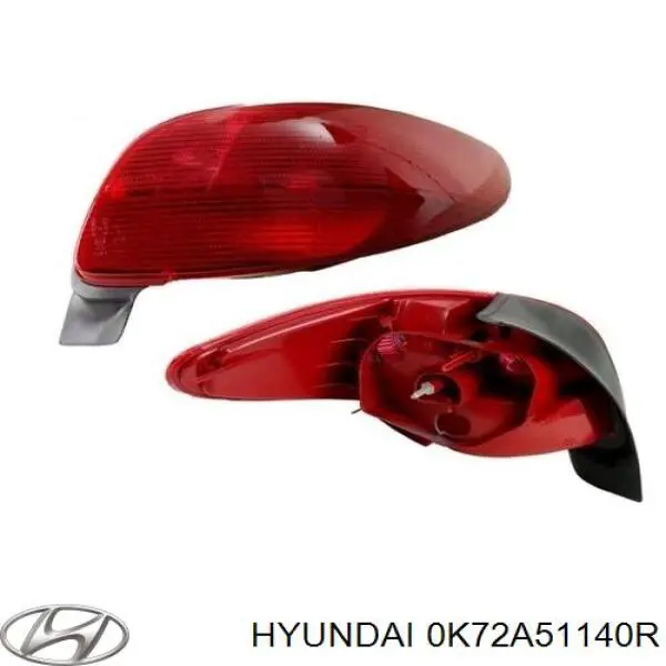 Фонарь задний правый Hyundai/Kia 0K72A51140R цена, от 42.30 USD