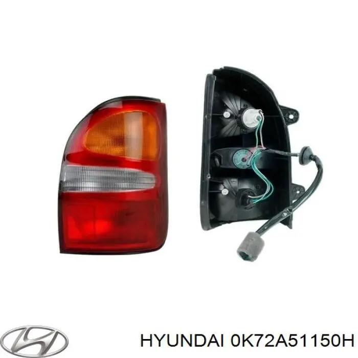0K72A51150H Hyundai/Kia фонарь задний правый