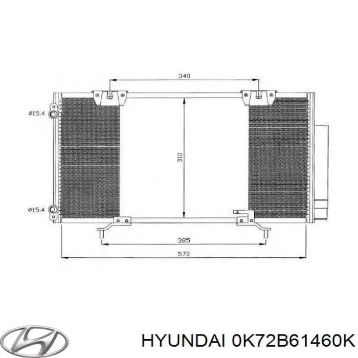 0K72B61460K Hyundai/Kia 