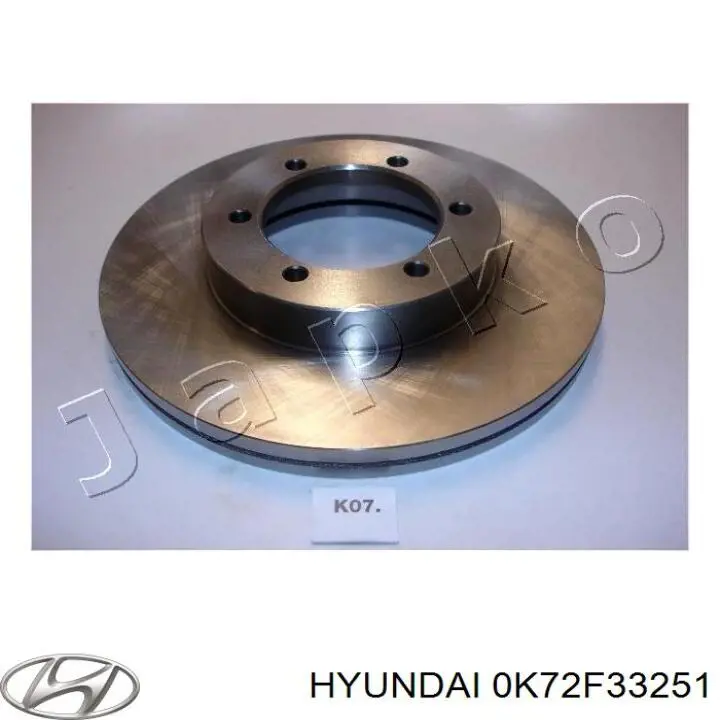 Купить 0K72F33251 Hyundai/Kia Ротор тормозной