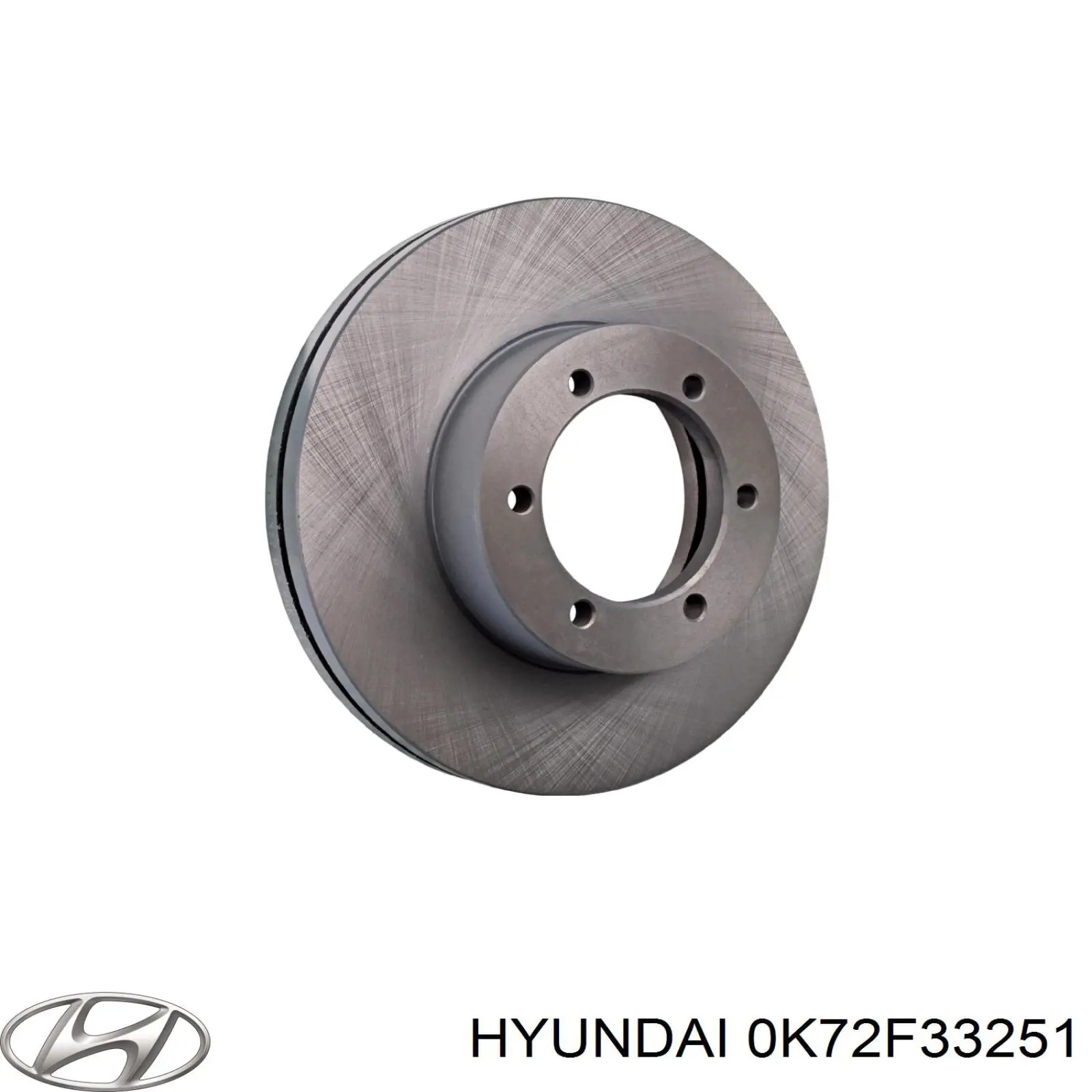 Передние тормозные диски 0K72F33251 Hyundai/Kia