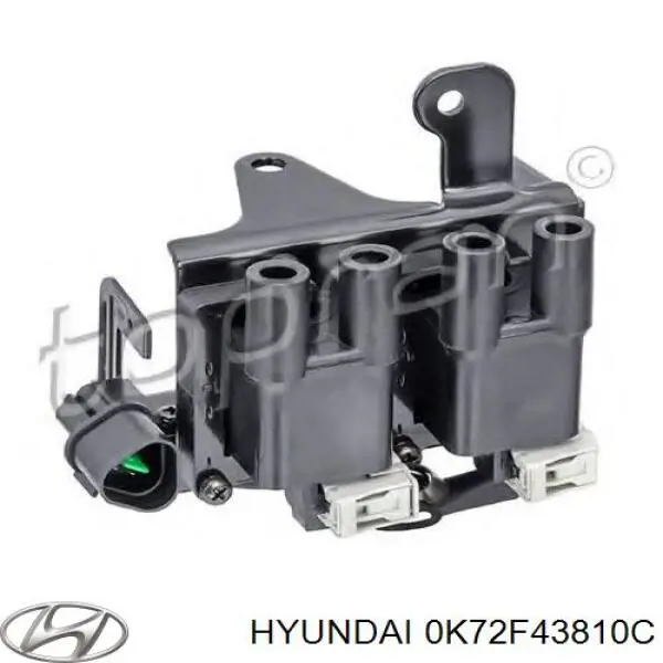 Шланг тормозной передний 0K72F43810C Hyundai/Kia