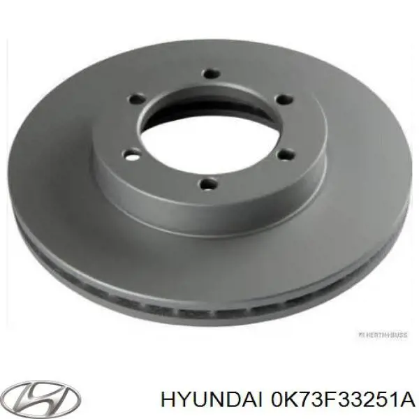 0K73F33251A Hyundai/Kia Диск тормозной передний