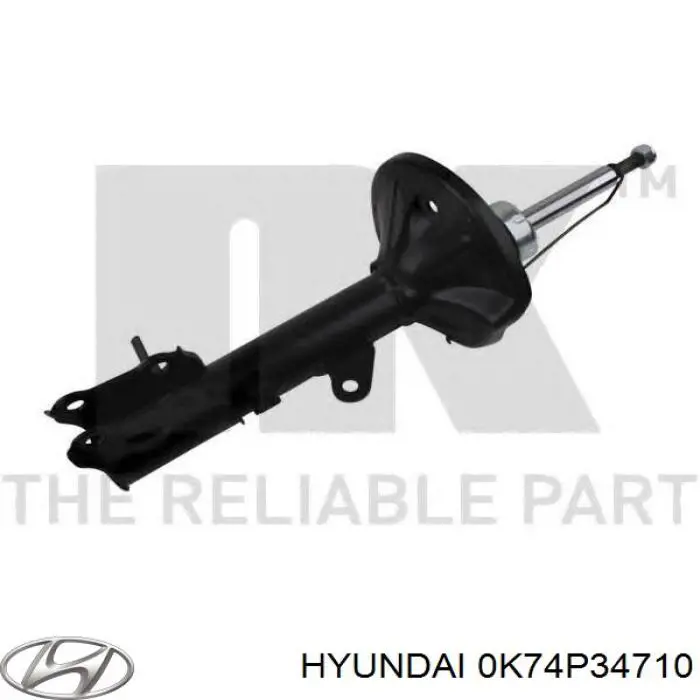 Купить 0K74P34710 Hyundai/Kia Амортизатор подвески передний правый