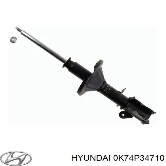 Амортизатор передний правый 0K74P34710A Hyundai/Kia