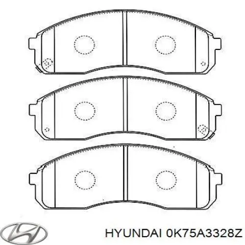 0K75A3328Z Hyundai/Kia Колодки передние