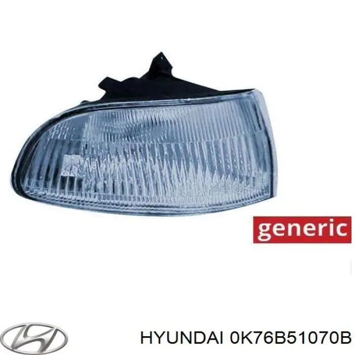 Купить 0K76B51070B Hyundai/Kia Поворотник левый