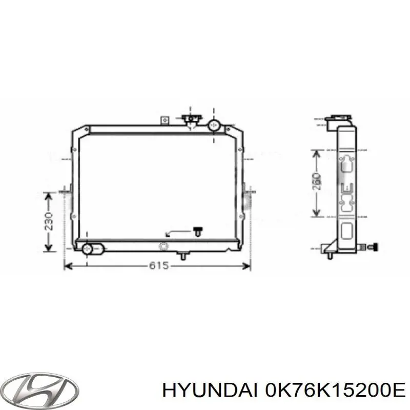  0K76K15200E Hyundai/Kia