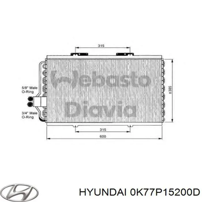 0K77P15200D Hyundai/Kia 