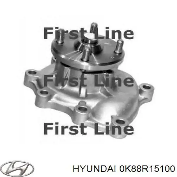 Купить 0K88R15100 Hyundai/Kia Насос охлаждения