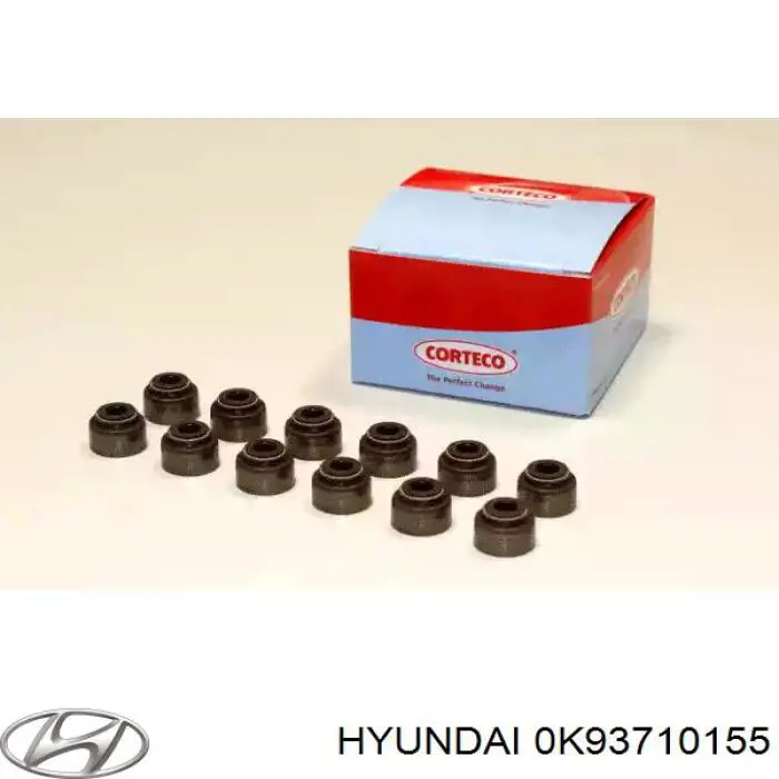 0K93710155 Hyundai/Kia сальник клапана (маслосъёмный выпускного)