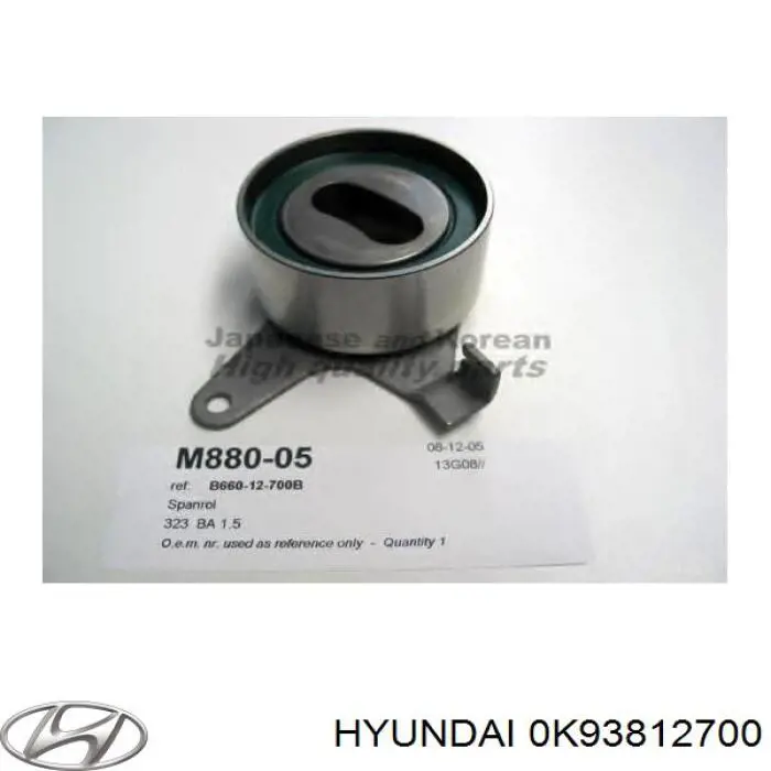 0K93812700 Hyundai/Kia ролик грм