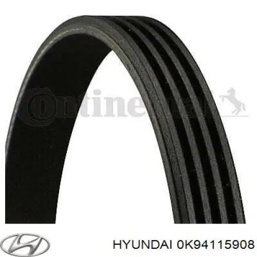 Купить 0K94115908 Hyundai/Kia Ремень генератора