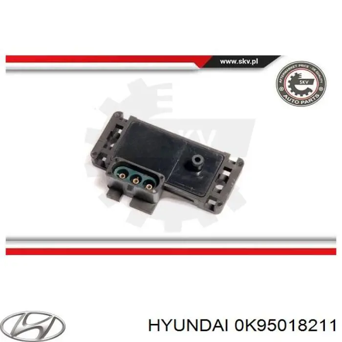 Купить 0K95018211 Hyundai/Kia Датчик MAP