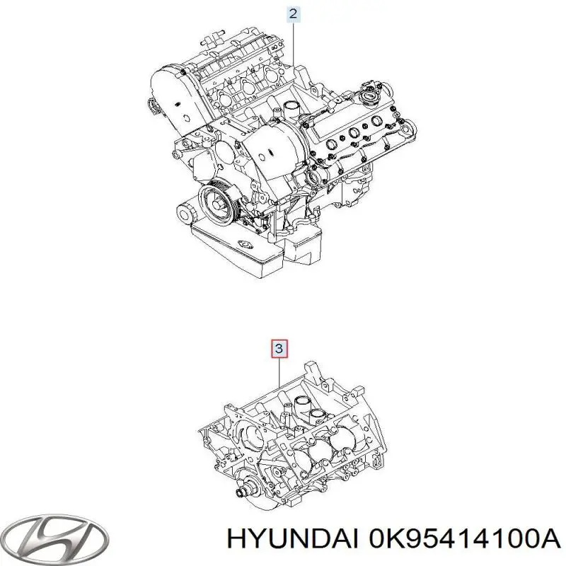 0K95414100A Hyundai/Kia масляный насос
