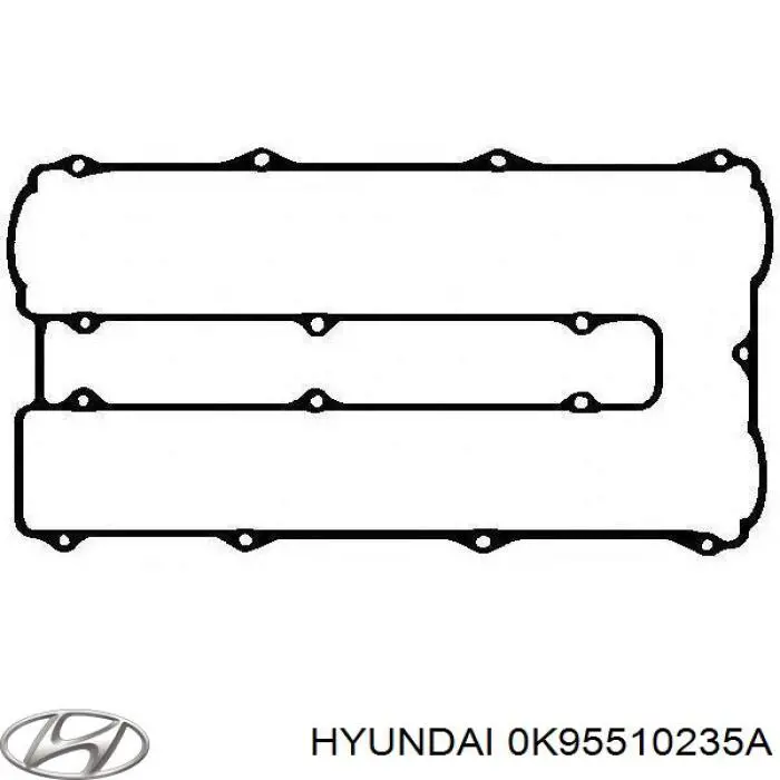 0K95510235A Hyundai/Kia vedante de tampa de válvulas de motor