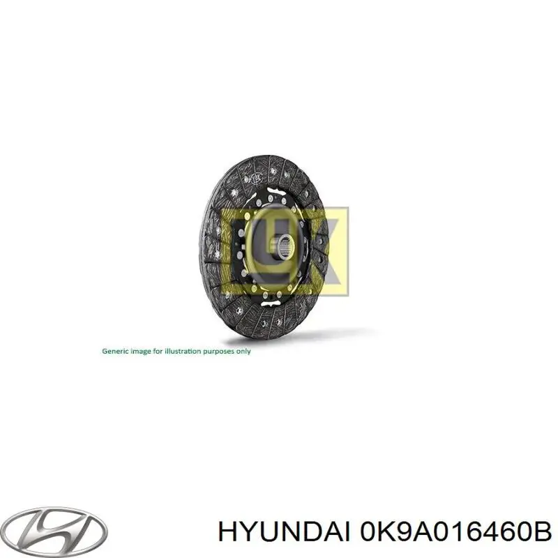 Купить 0K9A016460B Hyundai/Kia Диск сцепления