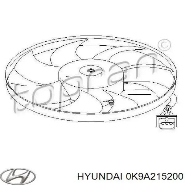 Радиатор 0K9A215200 Hyundai/Kia