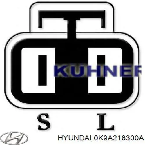 Купить 0K9A218300A Hyundai/Kia Генератор
