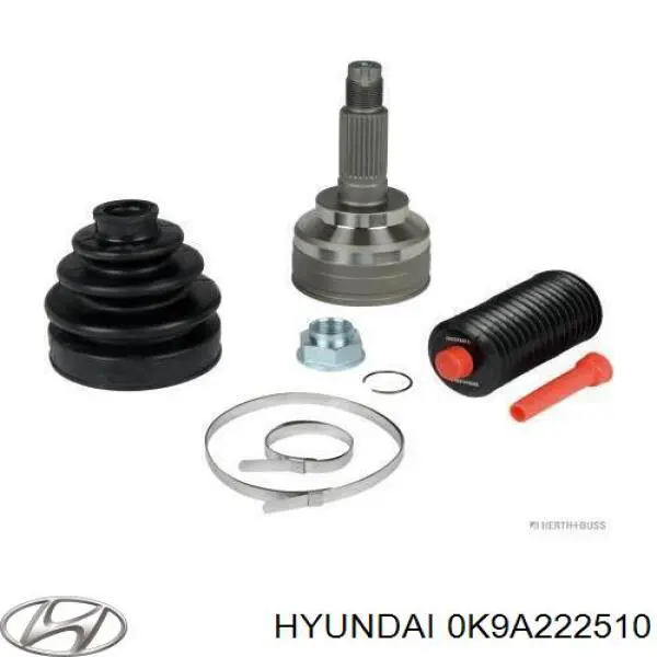 ШРУС наружный передний 0K9A222510 Hyundai/Kia