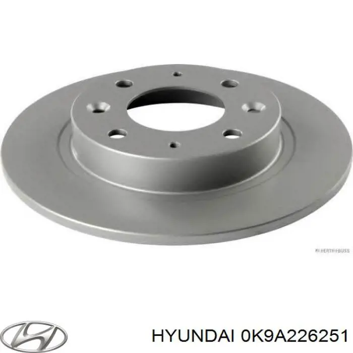 0K9A226251 Hyundai/Kia тормозные диски