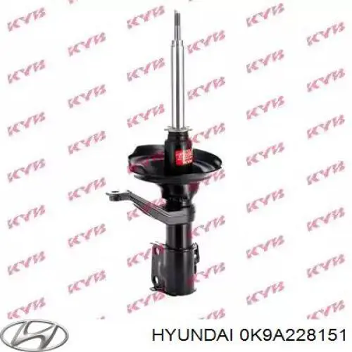 0K9A228151 Hyundai/Kia стабилизатор задний