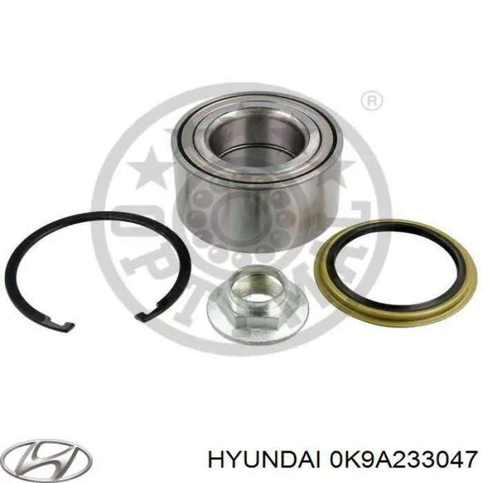 0K9A233047 Hyundai/Kia Подшипник ступицы передней