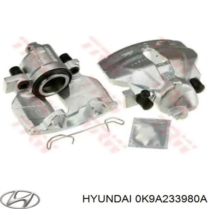 Купить 0K9A633980 Hyundai/Kia Суппорт тормозной передний правый