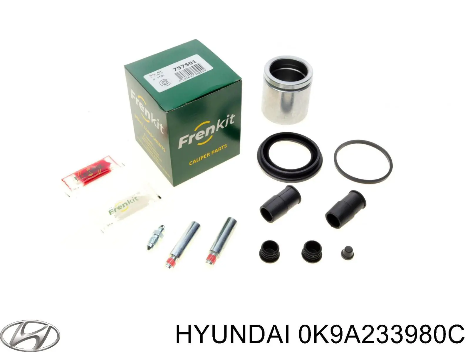 Купить 0K9A633980 Hyundai/Kia Суппорт тормозной передний правый
