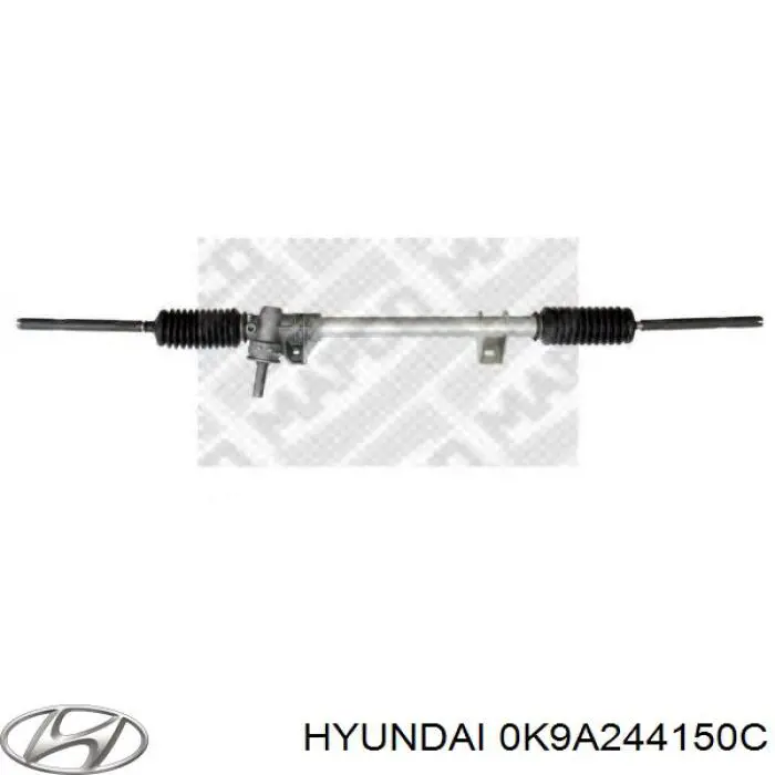 0K9A244150C Hyundai/Kia трос ручного тормоза передний
