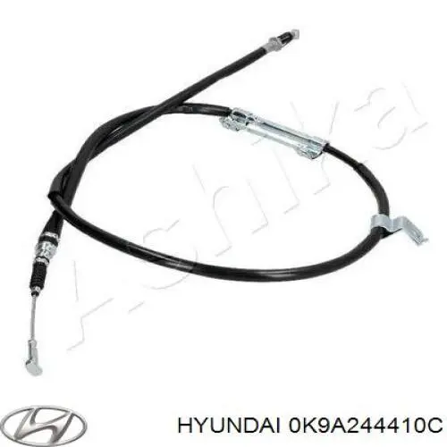 Купить 0K9A244410C Hyundai/Kia Задний правый трос ручника