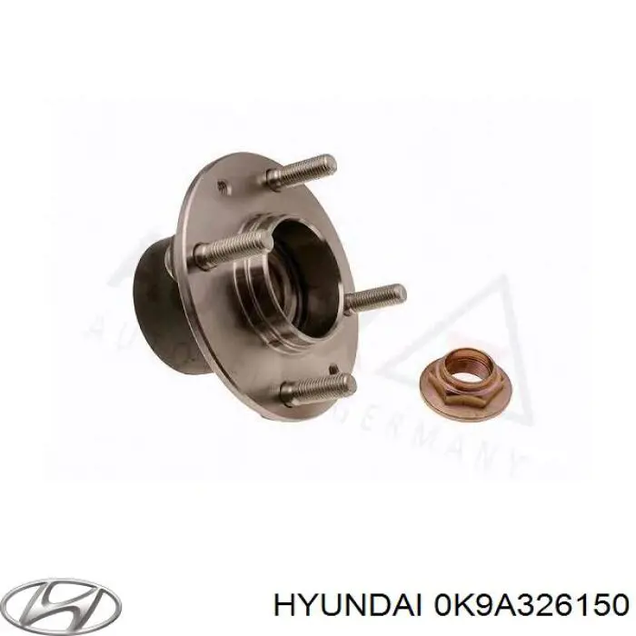 Ступицы задних колес Hyundai/Kia 0K9A326150 цена, от 70.01 USD