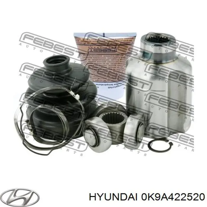 ШРУС внутренний передний правый Hyundai/Kia 0K9A422520