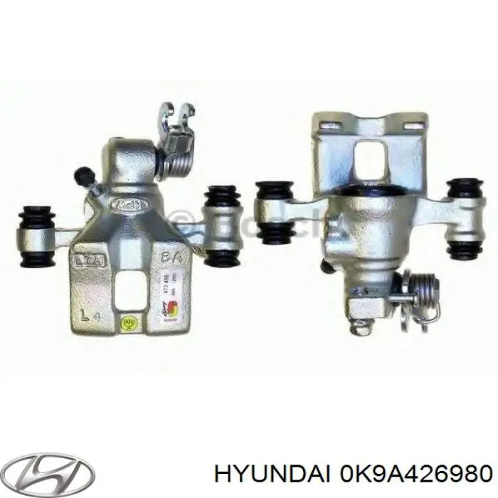 OK24049980 Hyundai/Kia Суппорт тормозной задний правый