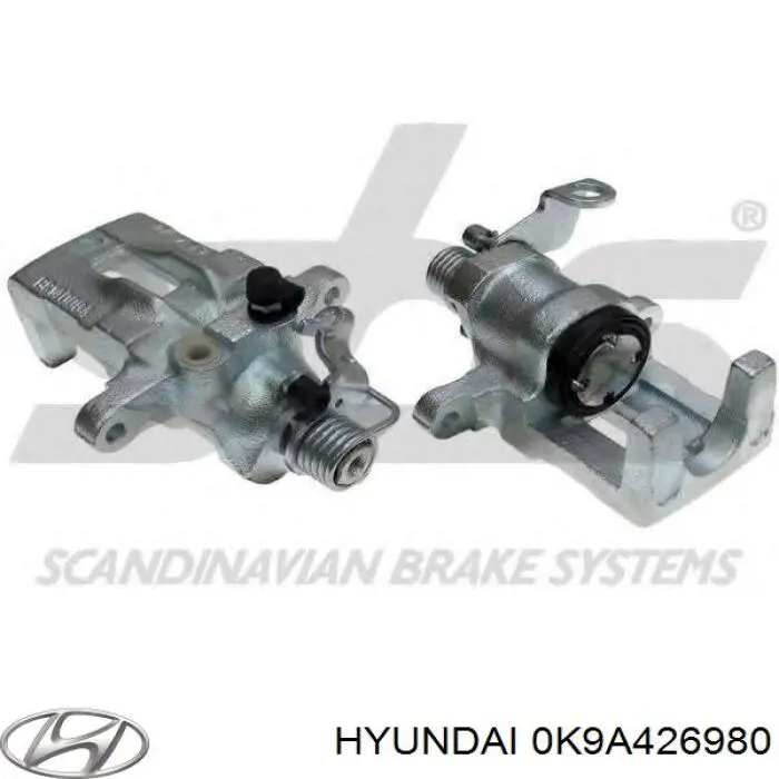 Задний правый суппорт Hyundai/Kia OK24049980