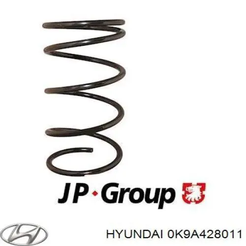 Пружина амортизатора Hyundai/Kia 0K9A428011 цена, от 25.84 USD