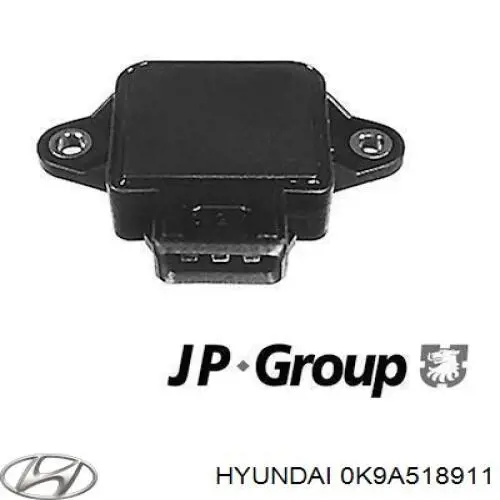 Sensor, posición mariposa 0K9A518911 Hyundai/Kia