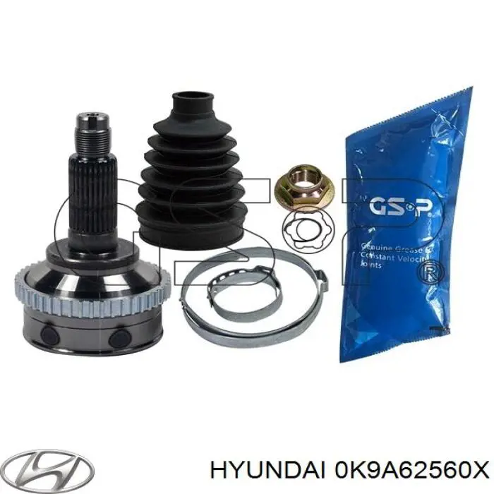 Купить 0K9A62560X Hyundai/Kia Привод в сборе левый